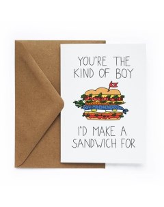 Открытка Сэндвич 10 х 15 см Cards for you and me
