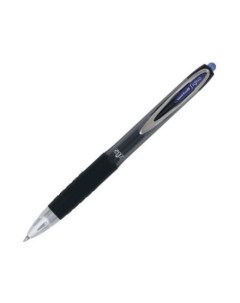 Гелевая ручка автоматическая UMN 207 0 7 мм синяя Uni