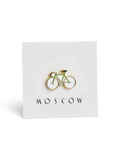 Значок металлический Велосипед Heart of moscow