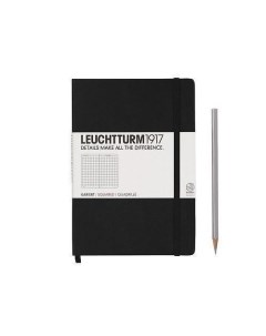 Блокнот Medium 249 стр в клетку черный Leuchtturm1917