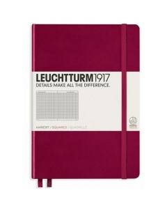 Записная книжка А5 в клетку красная Leuchtturm1917