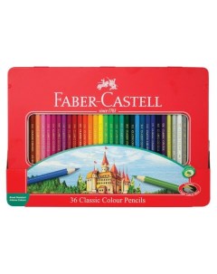 Карандаши цветные Замок 36 цветов Faber-castell