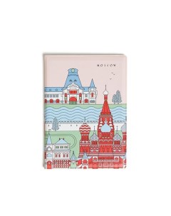 Обложка для паспорта Дореволюционная Москва Heart of moscow