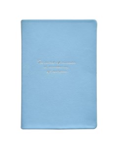 Ежедневник полудатированный коллекция Quote 14 х 20 см 320 страниц интегральный переплет голубой Infolio