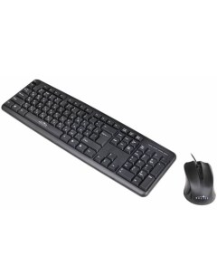 Комплект мыши и клавиатуры 600M черный USB Oklick