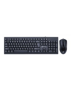 Комплект мыши и клавиатуры 640M черный Oklick