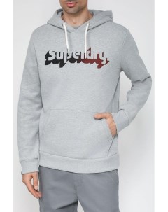 Однотонное худи с принтом Superdry