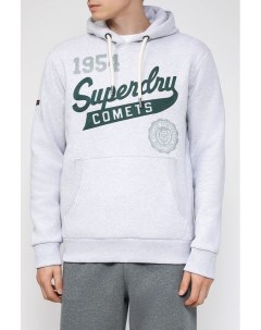 Хлопковое худи с принтом Superdry