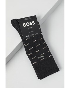 Набор из двух пар классических носков с принтом Boss