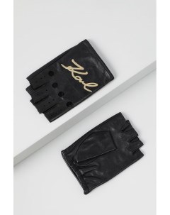 Кожаные перчатки Karl lagerfeld