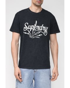 Хлопковая футболка с принтом Superdry