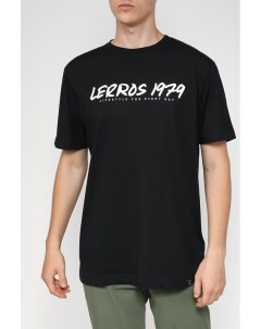 Хлопковая футболка с принтом Lerros