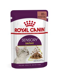 Sensory Smell Корм влаж кус в соусе стимулир обонятельные рецепторы д кошек пауч 85г Royal canin