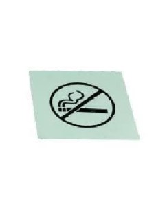 Табличка Не курить 125 125мм нерж S555 Mgsteel
