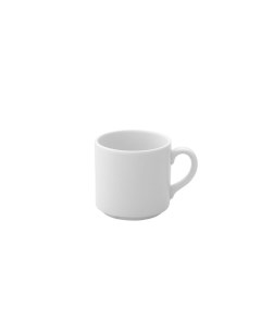 Чашка 200мл чайная штабелированная Прайм блюдце 52381 52382 APRARN41020 Ariane