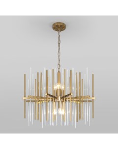 Подвесная люстра WiFi с управлением со смартфона 356/6 Allure латунь (Умный дом, Алиса, WiFi, голосовое управление) Bogate's