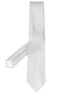 Giorgio armani жаккардовый галстук с логотипом нейтральные цвета Giorgio armani