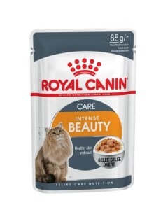 Кусочки в желе для кошек 1 7 лет идеальная кожа и шерсть 2 38 кг Royal canin паучи