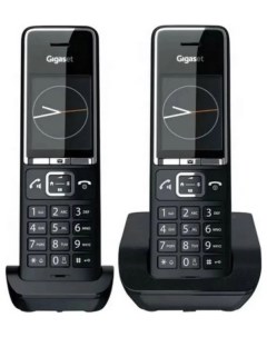Радиотелефон Comfort 550A Duo Rus черный L36852 H3021 S304 Gigaset