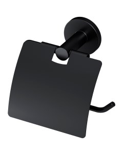 Держатель туалетной бумаги X Joy A85A341422 с крышкой Черный матовый Am.pm.