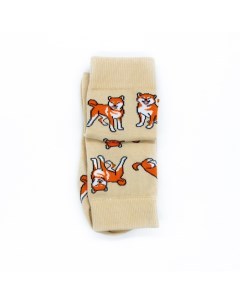 Носки Сиба ину бежевый женские р 25 Master socks