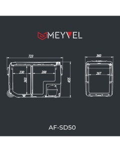 Автохолодильник AF SD50 Meyvel