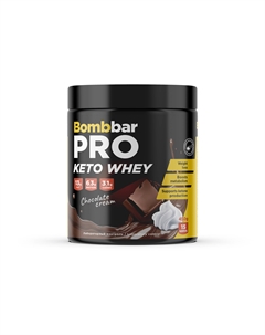 Кето-протеин - Сливки-шоколад (450 г) Bombbar