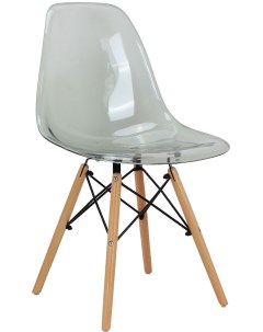 Стул для кухни прозрачный серый Bradex home