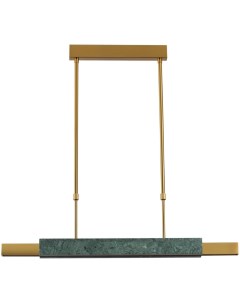 Подвесной светильник  MIDCENT изумрудный мрамор/антич.бронза/металл/акрил IP20 LED 25W 3000K 220V Odeon light