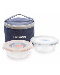 Набор контейнеров Purebox с термосумкой 3 предмета 420 мл стекло Luminarc