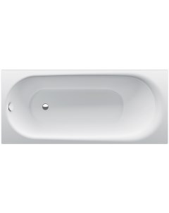 Стальная ванна Comodo 170x80 1253 000 PLUS с шумоизоляцией и антигрязевым покрытием Bette
