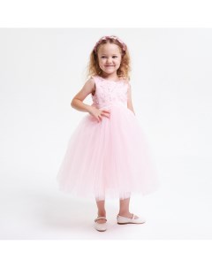 Розовое платье с бабочками Krolly