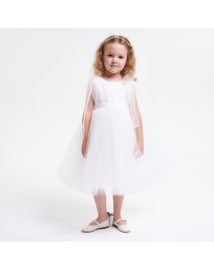 Белое платье с бантиками Krolly