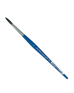 Кисть синтетика 8 круглая Forte Basic 393 короткая ручка Da vinci