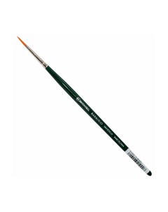 Кисть синтетика 18 круглая Barroco 1410 короткая ручка зеленая Escoda