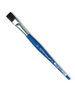 Кисть синтетика 16 плоская Forte Basic 394 короткая ручка Da vinci