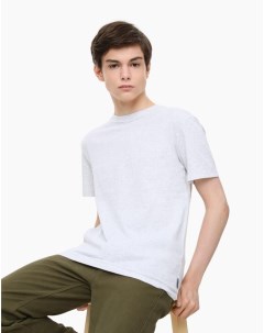Серая базовая футболка Standard для мальчика Gloria jeans