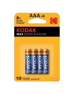 Батарейка LR03 AAA блистер 4шт Kodak