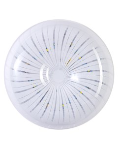 Светильник светодиодный Глянец 15Вт 6000К пластик круглый белый Tango