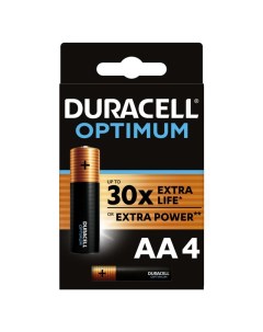 Батарейка Optimum LR06 AA блистер 4шт Duracell