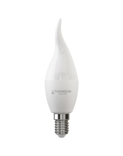 Лампа светодиодная LED Tail Candle 8Вт E14 670Лм 4000K свеча на ветру Thomson