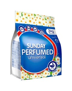 Порошок стиральный Perfumed Universal 3кг Sunday