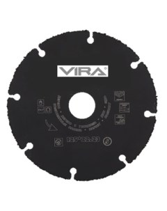 Круг отрезной Rage универсальный для УШМ 125х22 23мм Vira