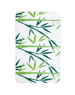 Коврик для ванной Green Bamboo 50x80см полиэстер белый Tatkraft