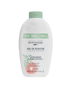 Гель для душа Verbena Grapefruit 600мл Byphasse