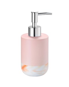 Дозатор для жидкого мыла Trendy настольный розовый керамика Fora