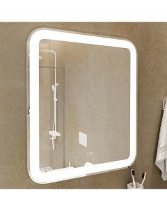 Зеркало для ванной Edifice 80х70 см LED подсветка антизапотевание сенсор диммер Iddis