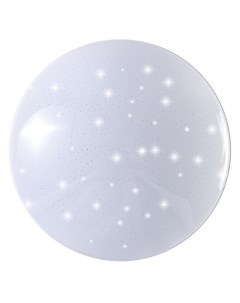 Светильник светодиодный Звездное небо 15Вт пластик круглый белый Tango