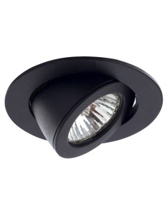 Светильник встраиваемый ART LAMP Accento 1х50Вт GU10 металл черный Arte lamp