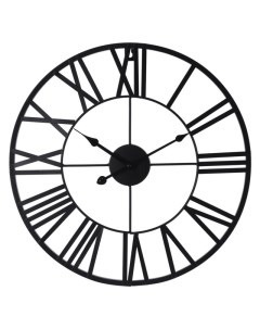 Часы настенные 470х40мм черный металл Koopman
